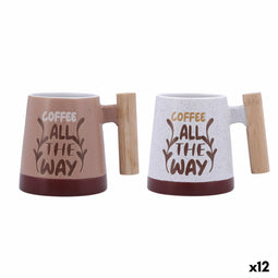Kopp Bidasoa All The Way Multicolour Keramisch 350 ml (12 Stuks)