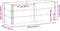 vidaXL - Plantenbak - 150x50 - cm - massief - grenenhout - grijs