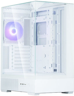 Zalman P40 Prism - Midi Tower PC - 3x 2.5" bays 3x 3.5" bays - Wit