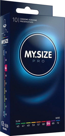 MY.SIZE Pro 64 mm Condooms - Vegan Vytex latex - 90% minder latex (10 stuks)