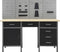 vidaXL - Werkbank - met - vier - wandpanelen