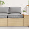 vidaXL - Palletkussen - voor - Stoel - Grijs - 70x70x12 - cm - Oxford - Stof