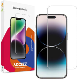 Accezz iPhone 15 Plus / 15 Pro Max - Gehard Glas Screenprotector - Geschikt voor dagelijks gebruik