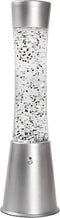 i-Total Lavalamp - Glitterlamp - Lava Lamp - Sfeerlamp - 41,5x10,8 cm - Glas/Aluminium - Afstandsbediening voor 16 Kleuren - XL2495