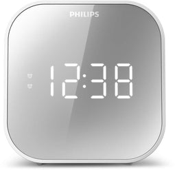 Philips TAR4406/12 - FM-klokradio - USB-oplaadfunctie - 110mm x 110mm
