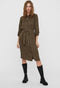 VERO MODA VMSALLY - Dames Jurk - Doorgeknoopte jurk met ceintuur en borstzakken - Maat S