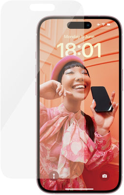 PanzerGlass Classic Fit - Screenprotector - 9H gehard glas - Apple iPhone 15