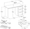 Parisot - Bureau - 121 cm -