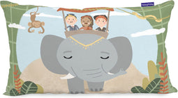 Kussenhoes HappyFriday Mr Fox World Trip Multicolour 50 x 30 cm