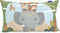 Kussenhoes HappyFriday Mr Fox World Trip Multicolour 50 x 30 cm