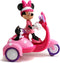 Jada Toys IRC Minnie Scooter - Afstandsbedienbare scooter met zijspan - Roze