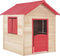 vidaXL Kinderspeelhuis vurenhout rood