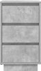 vidaXL - Nachtkastje - met - LED-verlichting - 38x34x65 - cm - betongrijs