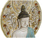 Wanddecoratie DKD Home Decor Boeddha Hars (20 x 4 x 30.3 cm) (3 pcs)