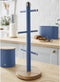 Swan Nordic Retro Kopjeshouder – Plaats Voor 6 Kopjes – Blauw