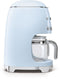 SMEG DCF02PBEU - Filterkoffiemachine - 10 koppen - Warmhoudfunctie - Pastelblauw