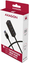 Axagon HUE-M1AL - USB 3.2 Gen 1-hub - 4 poorten - Zilver