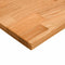 vidaXL - Bureaublad - rechthoekig - 100x80x2,5 - cm - eikenhout - lichtbruin
