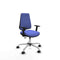 Piqueras y Crespo B1D056N - Bureaustoel - Verstelbare hoogte draaiend met armleuning - Licht Blauw