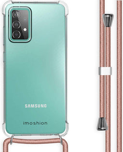 imoshion Hoesje Geschikt voor Samsung Galaxy A52 (4G) / A52s / A52 (5G) Hoesje Met Koord - imoshion Backcover met koord - Transparant