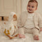 Little Dutch - Newborn Naturals - Activiteitenknuffel Gans - Wit