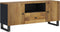 vidaXL - Tv-meubel - 105x33,5x46 - cm - massief - mangohout - en - bewerkt - hout