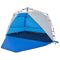 vidaXL - Strandtent - 3-persoons - waterdicht - snelontgrendeling - azuurblauw