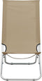 vidaXL - Strandstoelen - 2 - st - inklapbaar - stof - taupe