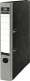 Pergamy ordner, voor ft A4, uit karton, rug van 5 cm, gewolkt grijs