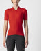 Castelli Fietsshirt Dames Rood Zwart - CA Anima 3 Jersey Red/Black - L