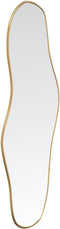 vidaXL - Wandspiegel - 100x45 - cm - goudkleurig