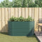 vidaXL - Tuin - Verhoogd - Bed - Groen - Gegalvaniseerd - staal - 160 - x - 80 - x - 81 - cm