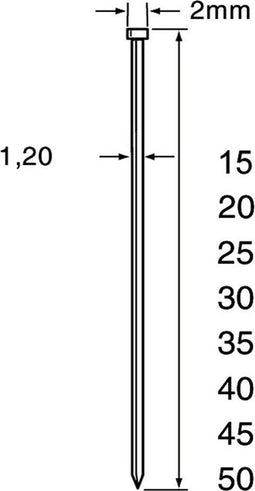 Dutack Mini brad SKN12 30 mm - 5000 Stuks