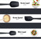 VAIVE Spatel set 6 Stuks - Siliconen spatels - Hittebestendig - Vaatwasmachinebestendig (6 stuks)