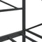 vidaXL - Slaapbank - zonder - matras - 75x190 - cm - staal - zwart