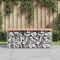 vidaXL - Tuinbank - schanskorfontwerp - 103x31,5x42 - cm - massief - douglashout