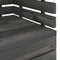 vidaXL - Tuinfauteuil - pallet - massief - grenenhout - donkergrijs