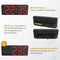 Nuvance Digitale Wekker - Digitale Klok - Dubbele Alarmfunctie - Helder LED-display