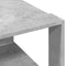 vidaXL - Salontafel - 51,5x51,5x30 - cm - bewerkt - hout - betongrijs