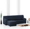 Hoes voor chaise longue met korte armleuning links Eysa ROC Blauw 120 x 120 x 360 cm