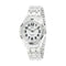 Q&Q Q576J204Y - Horloge - Analoog - Heren - Mannen - stalen band - Rond - Cijfers - Staal - Zilverkleurig - Wit