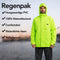 Infinity Goods Nikki - Regenpak - Waterdicht Ademend - Fluo Geel (2-delig)