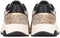 POSH by Poelman MACY - Dames Sneakers - Imitatieleer - Wit met beige