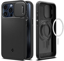 Spigen ACS06599 - Optik Armor Magfit Case - Schokabsorberend - Zwart