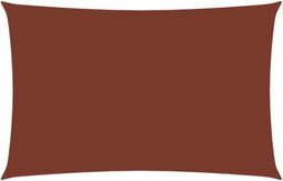 vidaXL - Zonnescherm - rechthoekig - 4x7 - m - oxford - stof - terracottakleurig