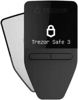 Trezor Safe 3 - Crypto Wallet - EAL6+ CC beveiligingschip - Stellar Silver
