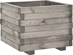 vidaXL - Plantenbak - 50x50x40 - cm - massief - grenenhout