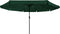 vidaXL - Tuinparasol - met - LED-verlichting - 395 - cm - x - 245 - cm - Groen