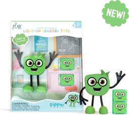 Glo Pals Pippa Light up Poppetje - Groen