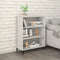 vidaXL - Dressoir - 69,5x32,5x90 - cm - bewerkt - hout - grijs - sonoma - eikenkleurig